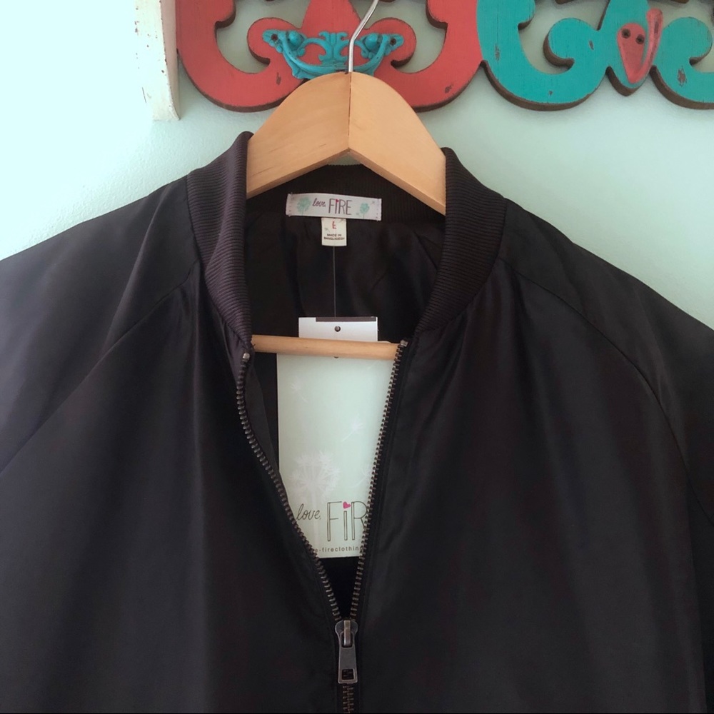 Embroidered bomber jacket - Picture 3 of 3